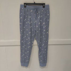NWoT Splendid Women's Drawstring Pajama Lounge Pants Blue Size 2XL $45 YY029